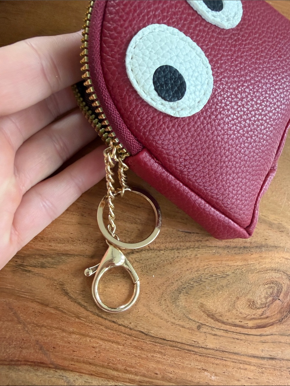 NWOT Red Pac-Man Ghost Coin Purse - Picture 5 of 5